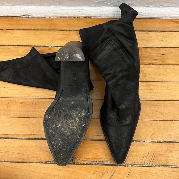 Ann Demeulemeester soft leather heeled boots - Picture 3 of 3
